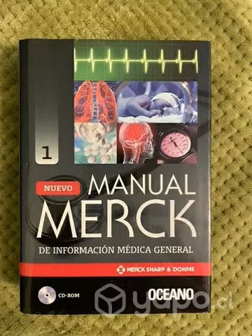 Libro Manual Merck 3 tomos, enciclopedia medica