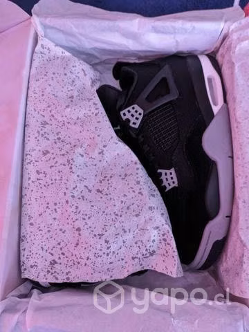 Jordan Retro 4 Black Canvas