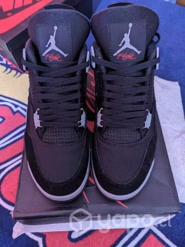 Jordan Retro 4 Black Canvas