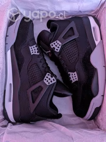 Jordan Retro 4 Black Canvas