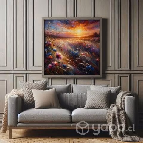 Pintura Oleo Balanceo Al Viento - Imagen 3