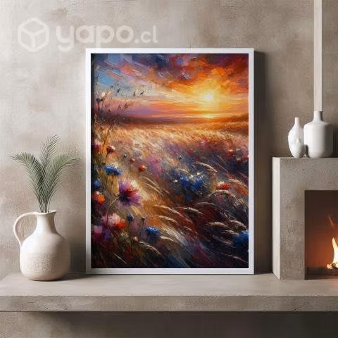 Pintura Oleo Balanceo Al Viento - Imagen 6