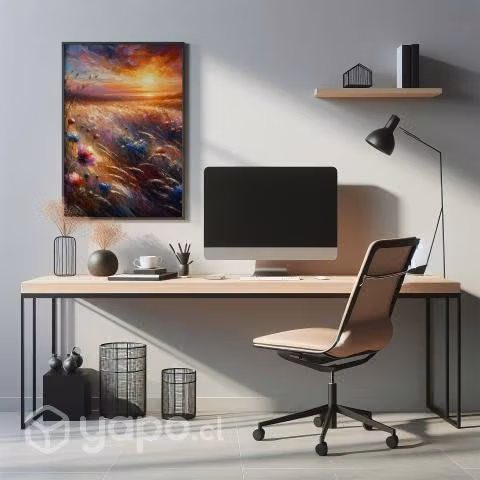 Pintura Oleo Balanceo Al Viento - Imagen 5