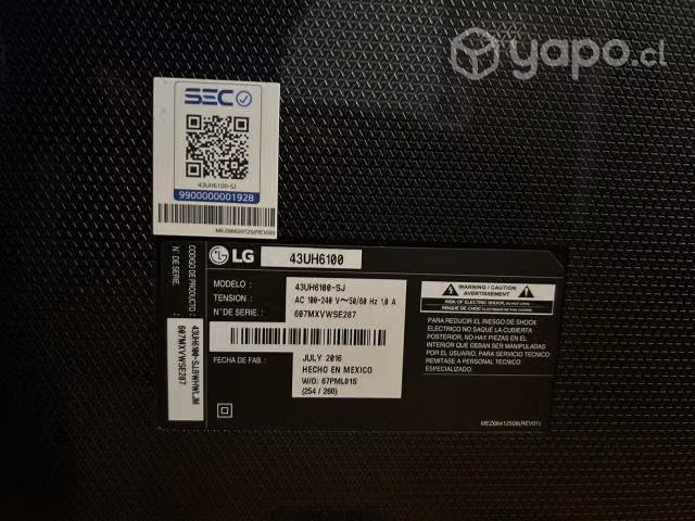 LG 43 Pulgadas Smartv