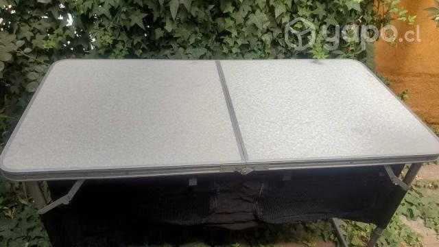 Mesa de Camping con 2 Cajones - plegable USADA