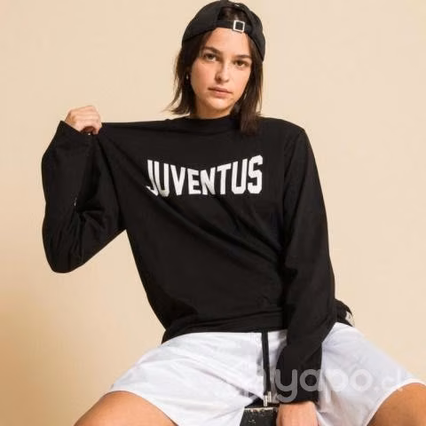 Polera Juventus Manga Larga C/