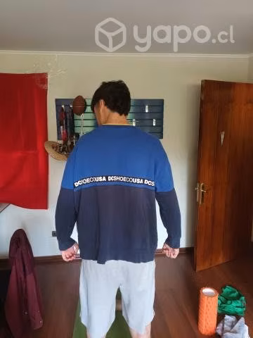 Poleron DC Shoes XL azul - Imagen 2
