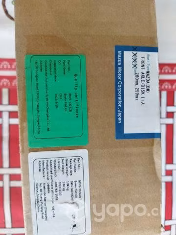 Pastillas de freno Mazda CX 3 ORIGINALES