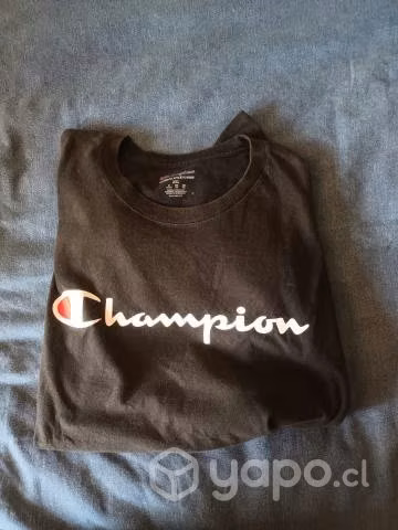 Polera Champion negra 2XL - Imagen 3