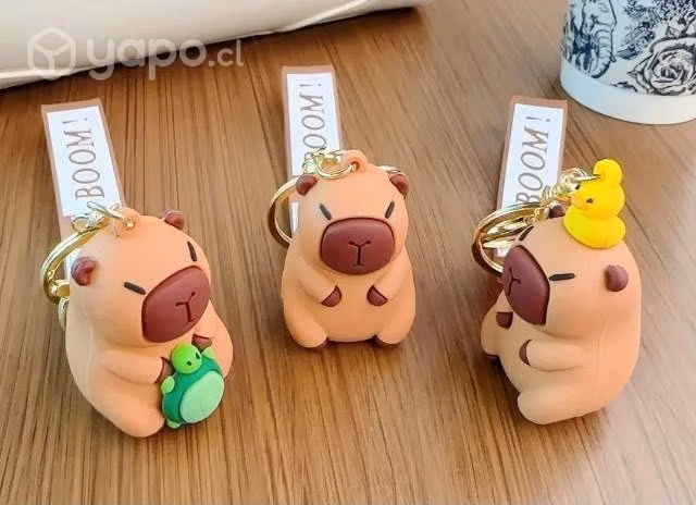 Llaveros capybara