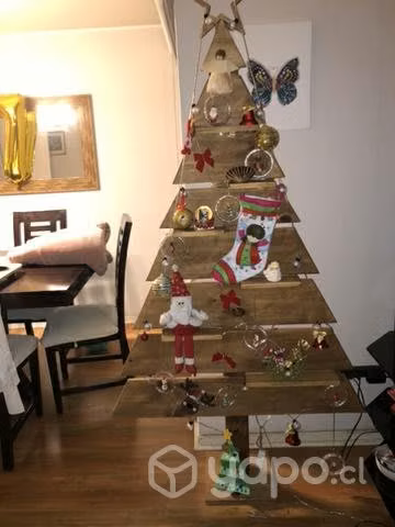 Árbol de Navidad Madera Roble 1.80m - Imagen 3