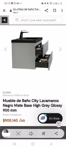 Mueble vanitorio moderno