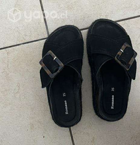 Sandalias Romano negras 35 - Imagen 3