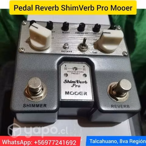 Pedal Reverb ShimVerb Pro, prácticamente nuevo