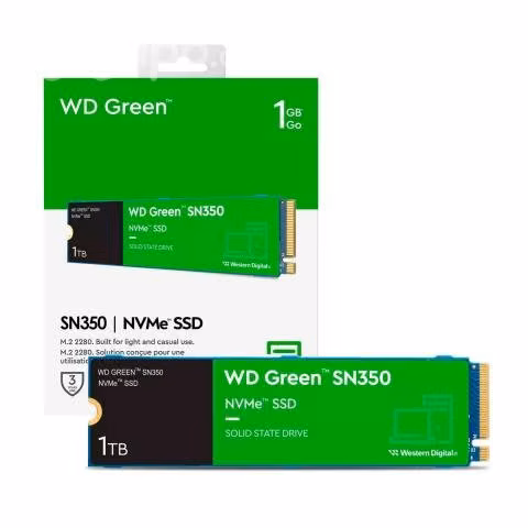 Disco SSD interno WD Green SN350 1TB M.2 2280 PCIe