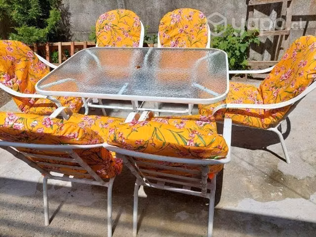 Juego de terraza 6 personas