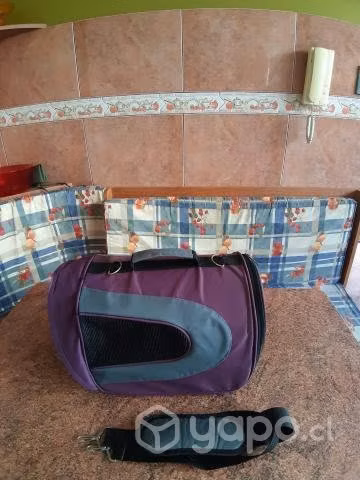 Bolso transporte mascota usado