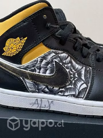 Zapatillas Jordan Mid Pollen Orginales - Imagen 5