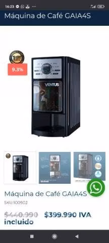 Cafetera para local