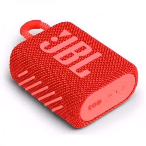 TítuloParlante JBL GO 3 Bluetooth 5.0 IP67 Rojo