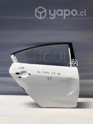 Puerta trasera rh kia cerato 2013-2018