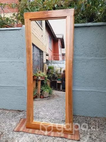 Espejo Grande Marco de Madera - Imagen 3