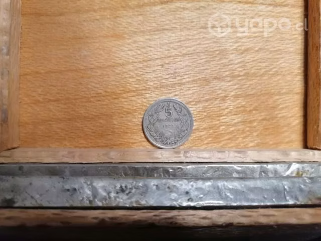Monedas de 5 centavos chilenos 1922 - 1938