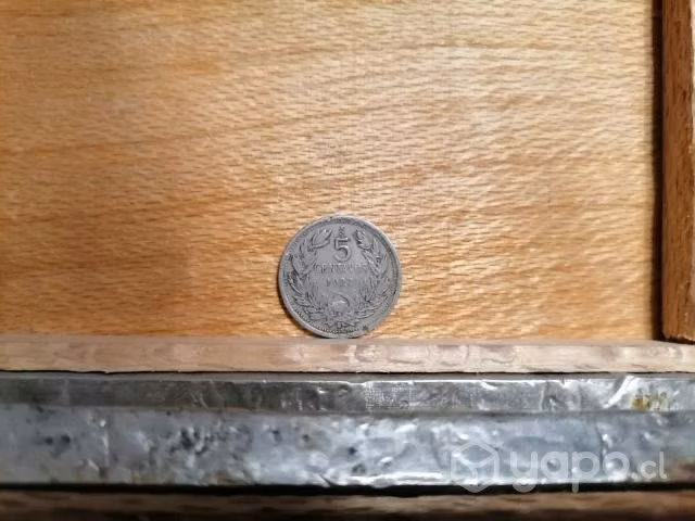 Monedas de 5 centavos chilenos 1922 - 1938