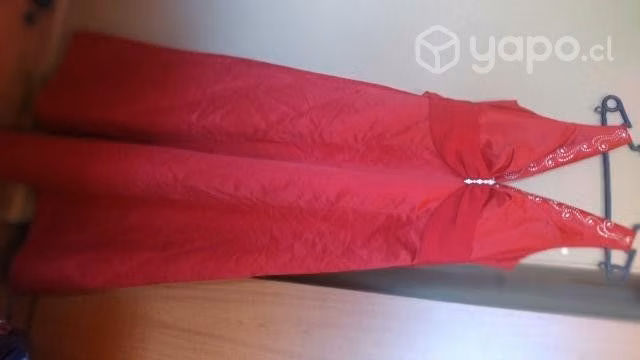 Vestido de gala rojo