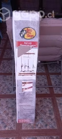 Repisa para 8 cañas de pescar