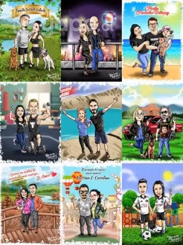 Caricaturas personalizadas Barrera