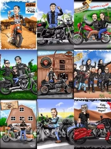 Caricaturas personalizadas Barrera