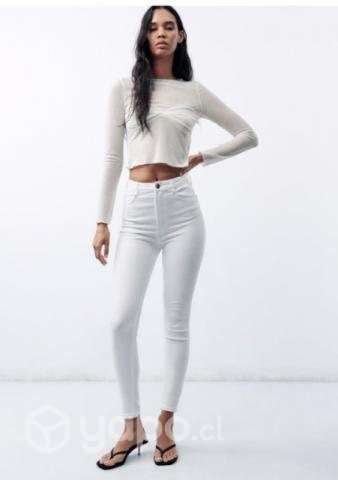 Pantalon blanco zara - Imagen 2