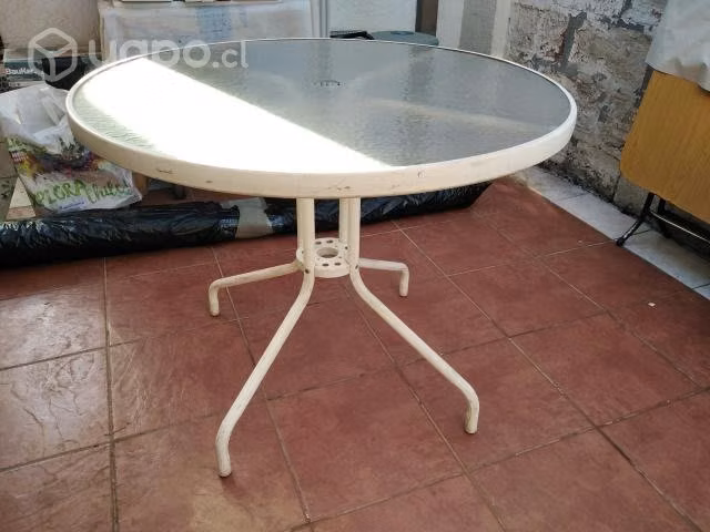 Mesa jardín Redonda