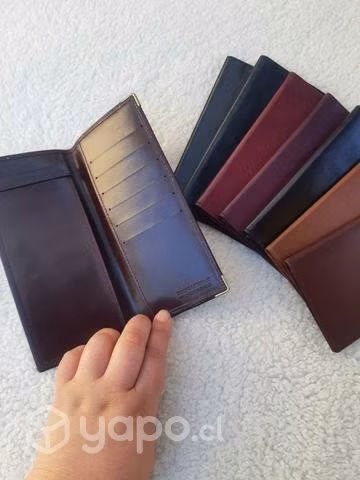 Chequeras 100% cuero
