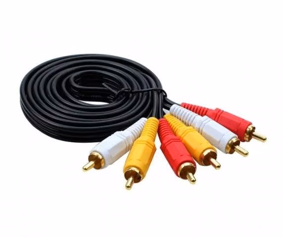 Cable Audio RCA a RCA 3 x 3 Salida RCA Macho Plug