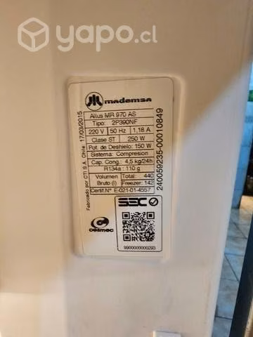 Refrigerador no frost grande de 440 litros