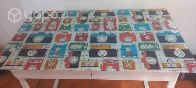 Escritorio de vidrio