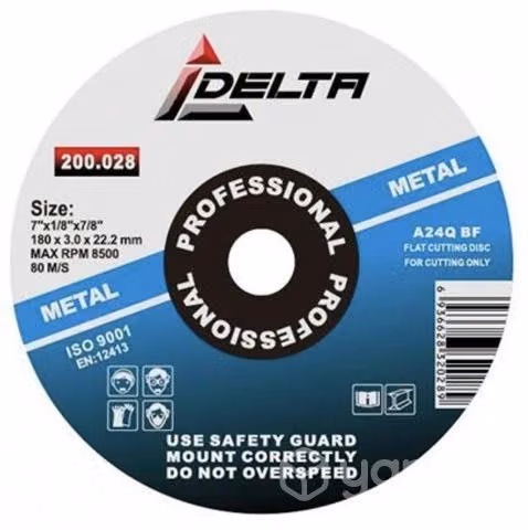 DISCO CORTE METAL 7″ x 3mm DELTA