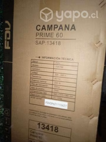 Campana PRIME 60 FDV DESIGN - Imagen 2