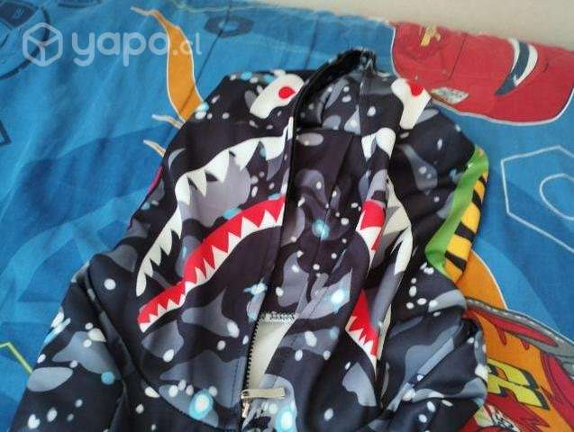 Baper shark , talla S color gris - Imagen 2