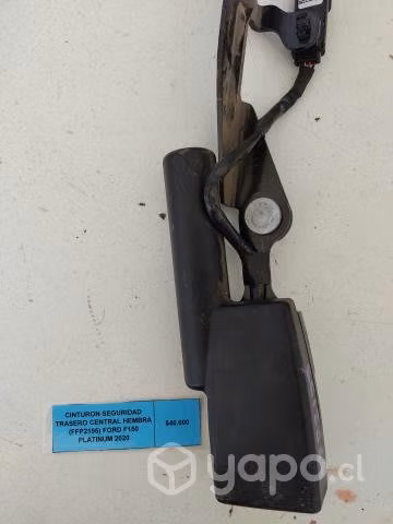 Cinturon Segur tras Central Hembra Ford F150 Plat