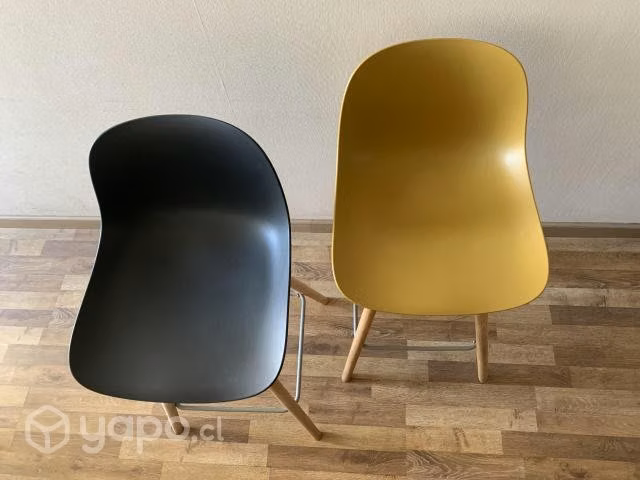 Silla alta pp con patas de madera - Imagen 6