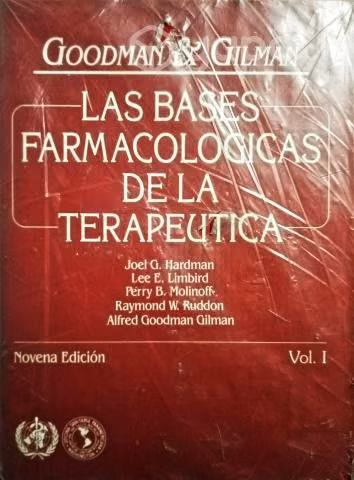 G&g Bases Farmacologicas de la Terapeutica