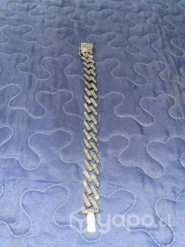 Reloj pulseras cubanas diamantes joyeria - Imagen 3
