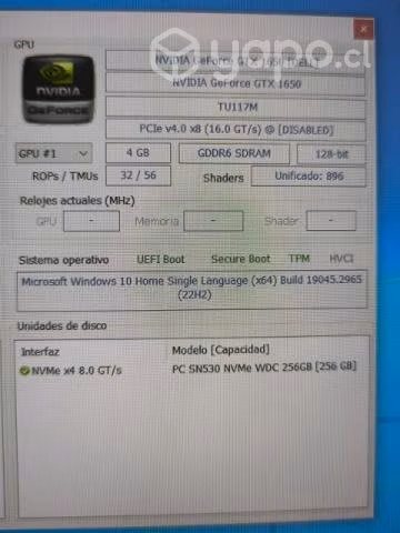Notebook DELL G15 5510