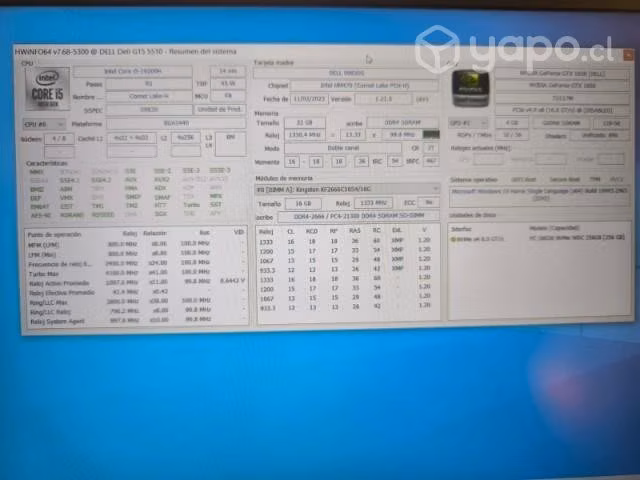 Notebook DELL G15 5510