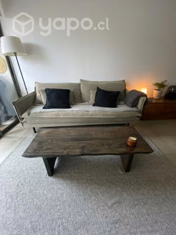 Mesa de centro madera coigüe