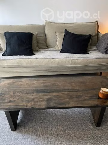 Mesa de centro madera coigüe