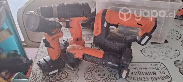Set de herramientas black y decker GOPAK